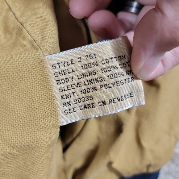 Port Authority Men's Detroit Red Wings Denim Jacket Bomber Full Snap Size 4XL - Picture 8 of 9